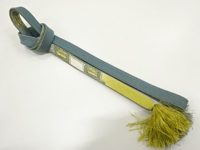 JAPANESE KIMONO / HANDTIED OBIJIME CORD